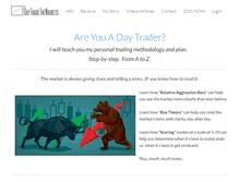 Tablet Screenshot of daytradethemarkets.com
